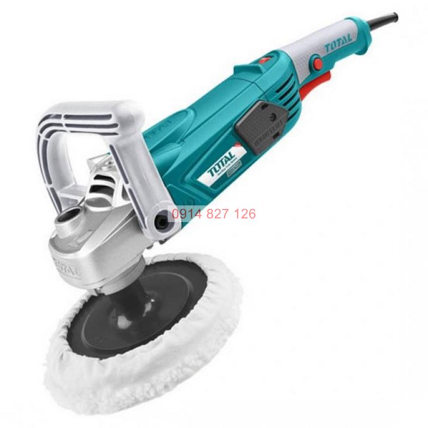 Máy đánh bóng 1400W Total TP1141806-2 tương thích với các loại đĩa đánh bóng có đường kính 180mm