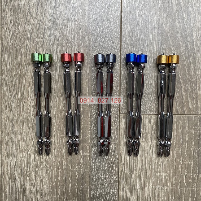 Mũi bắn vít siêu cứng cao cấp 100mm KAPUSI Nhật Bản, thép S2, đầu 4 cạnh PH2