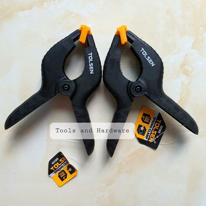 Kẹp gỗ lò xo hãng Tolsen cao cấp cỡ 9 inch, bảo hành 12 tháng DIY VN