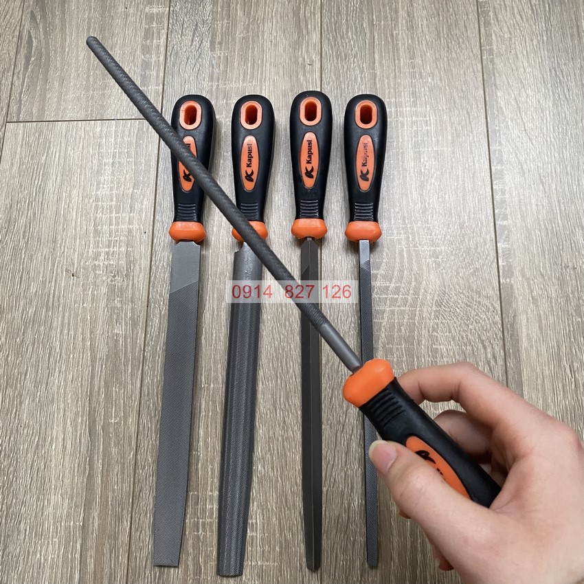 Bộ 5 cây dũa mài kim loại KAPUSI K-3766 8inch 300mm hợp kim siêu cứng