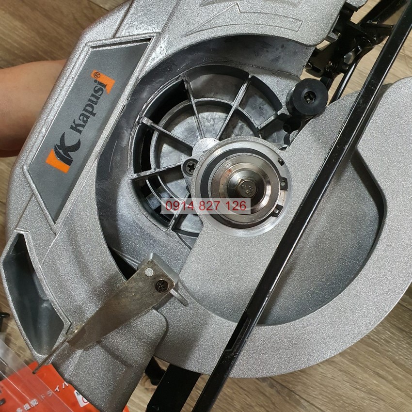 Máy cắt gạch, cắt gỗ lưỡi 185mm Kapusi K-10031 công suất 1600W cắt gỗ cực nhanh