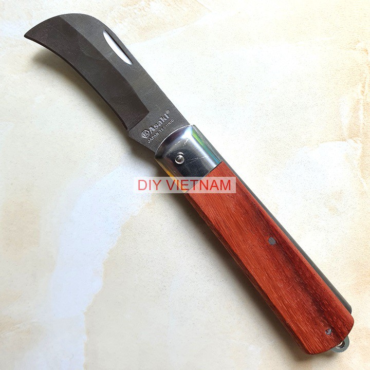 [Ảnh thật] [Chính hãng] Dao gập đa năng hãng Asaki Japan chiều dài 180mm, chức năng tuốt dây điện, cắt đa năng…
