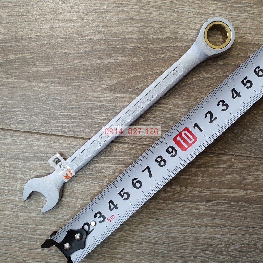 Cờ lê tự động KAPUSI Japan 8-19mm thép CR-V, bánh cóc 72 răng, vòng miệng 360, Bh 12 tháng Kouritsu Official Store