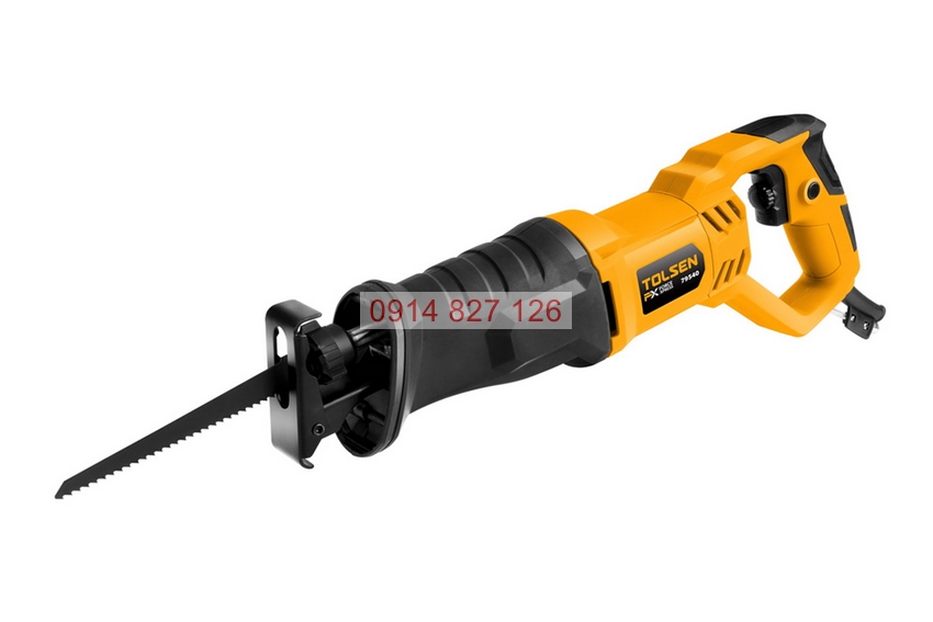 Máy cưa kiếm 710W TOLSEN 79540 có chổi than, chịu lực tốt, cưa gỗ, cưa sắt, cưa nhựa
