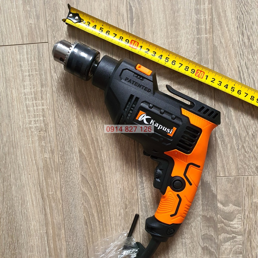 Máy khoan động lực điện K-10010 hãng Kapusi 710W, Bảo hành 12 tháng, Mô tơ lõi đồng