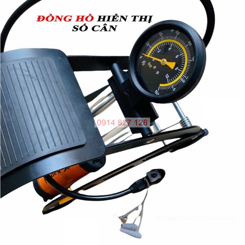 Bơm đạp chân 1 ống nén khí K-3037 KAPUSI 1 Pitton, công suất 7kg/cm3, đa năng