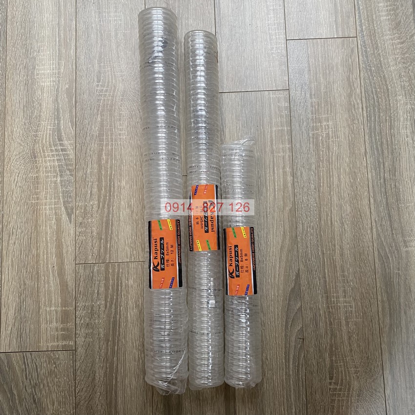 Dây xoắn dẫn khí nén K-1033, K-1034, K-1035, cỡ 6m,9m,12m Kapusi, 2 đầu khóa SP20 và PP20