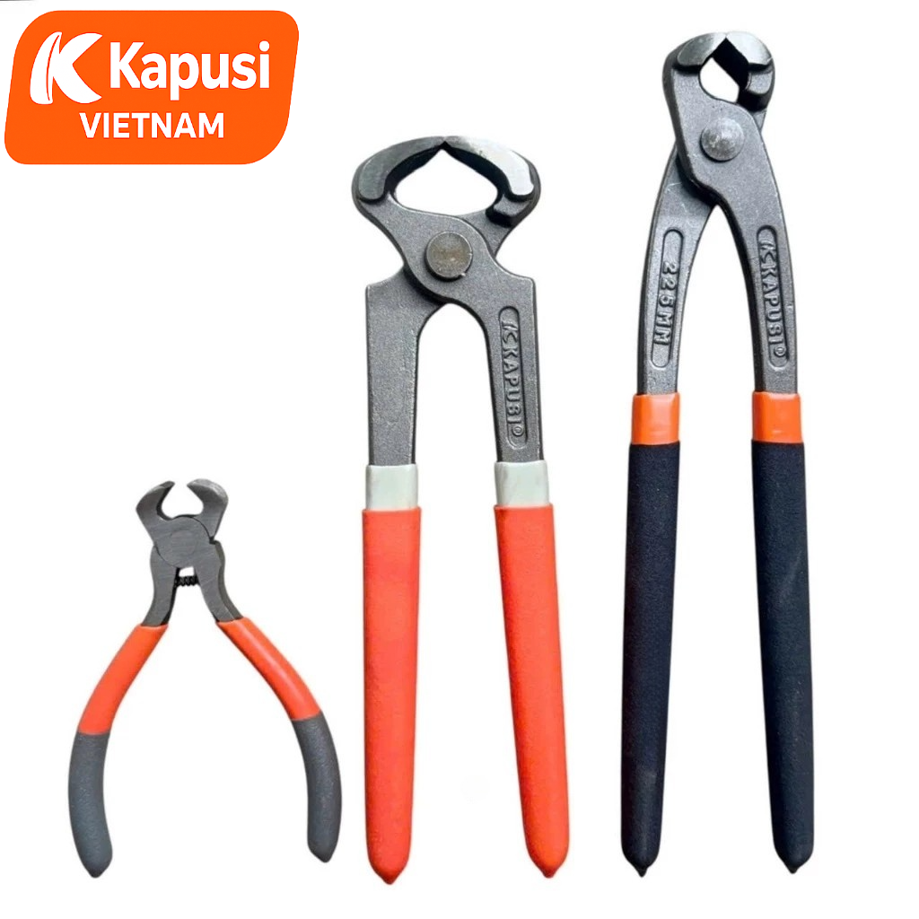 Kìm Càng Cua 5 Inch Kapusi K-8294 – Thép Cứng Không Gỉ, Nhổ Đinh Mạnh, Tay Bọc Nhựa Chống Trượt, Bh 12 tháng