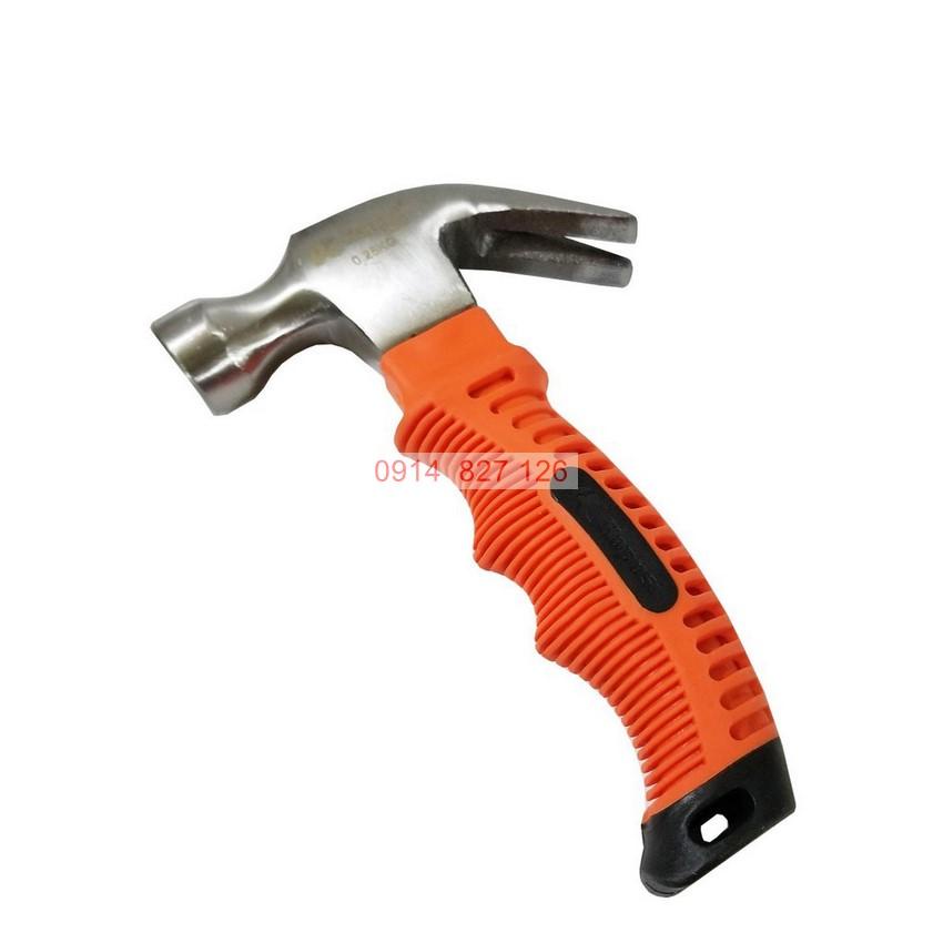 Búa nhổ đinh sừng dê KAPUSI K-0375 dạng lùn chiều dài 15cm, đầu búa nặng 250gr