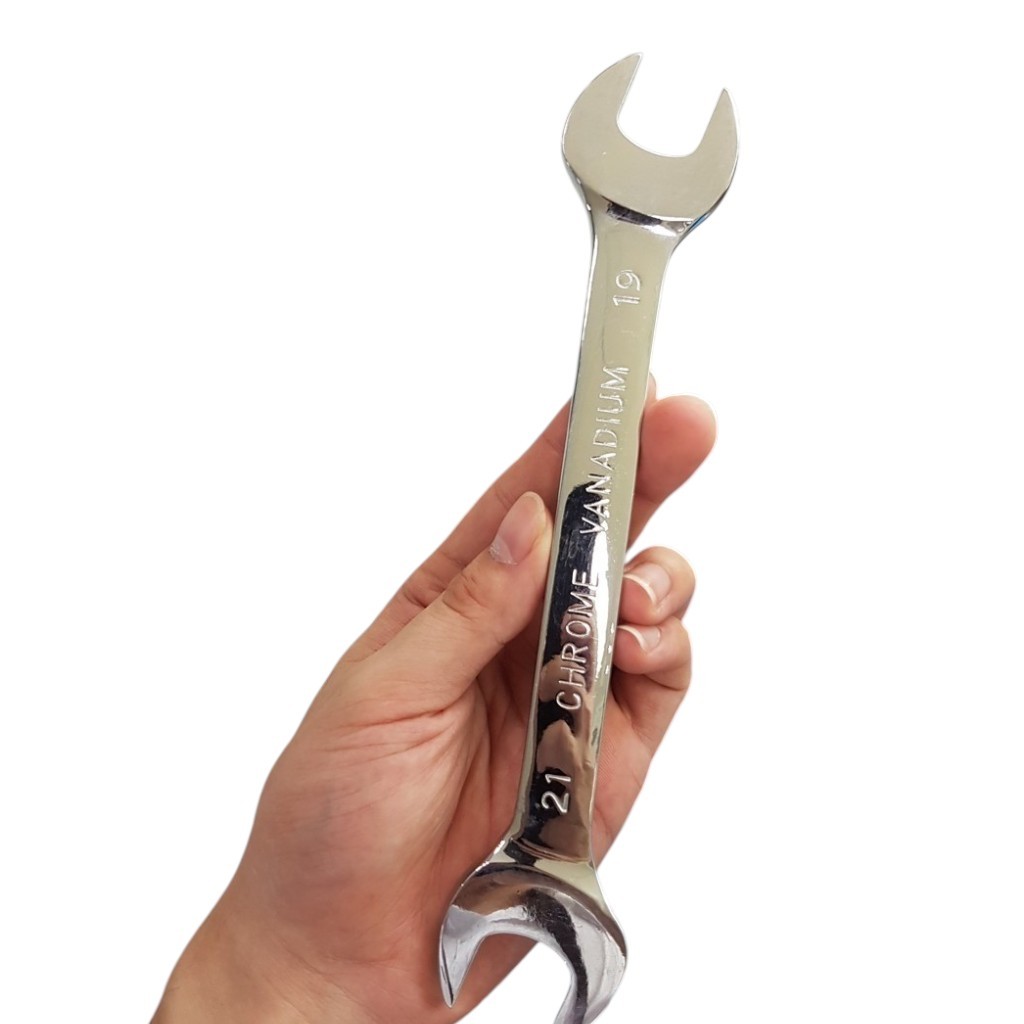 Cờ Lê Hai Đầu Mở KOURITSU Thép Hợp Kim Cr-V Cứng Cáp - Cờ Lê Cầm Tay Đủ Kích Thước Từ 6x7mm Đến 22x24mm, BH12T