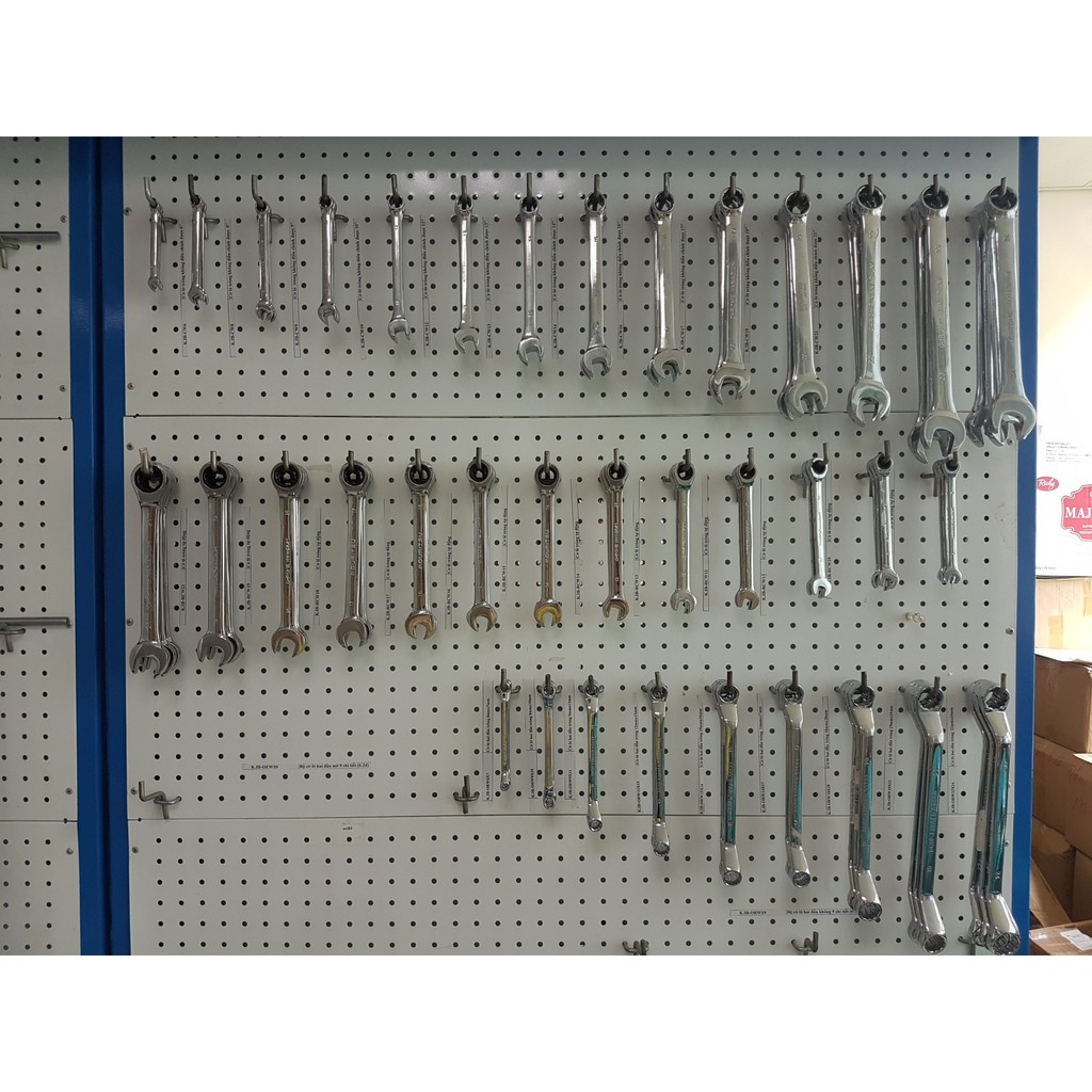 Cờ Lê Hai Đầu Mở KOURITSU Thép Hợp Kim Cr-V Cứng Cáp - Cờ Lê Cầm Tay Đủ Kích Thước Từ 6x7mm Đến 22x24mm, BH12T
