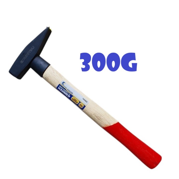 Búa Cán Gỗ Cơ Khí KOURITSU Cốt Thép Rèn Cứng Cáp Chống Gỉ Sét- Búa Cầm Tay Đủ Kích Cỡ 200g 300g 400g 500g, BH 12 Tháng