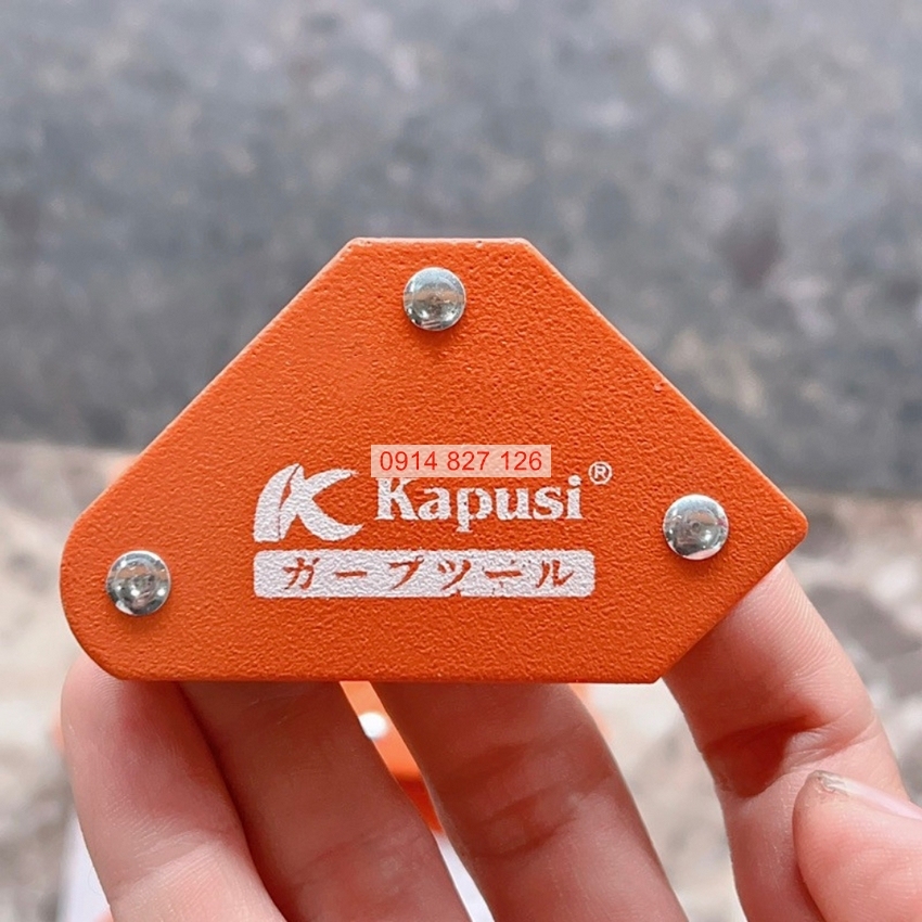 Bộ 4 ke góc nam châm KAPUSI Japan K-2013, nam châm vĩnh cửu, Bh 12  tháng
