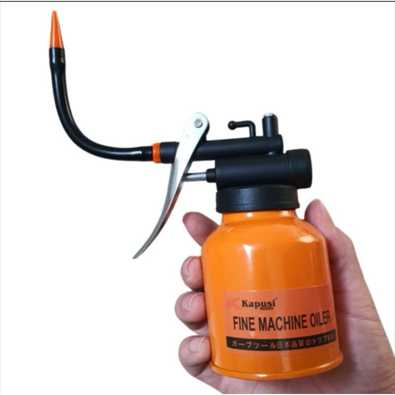 Bình châm nhớt K-1051 Kapusi vỏ sắt vòi đen 200ml