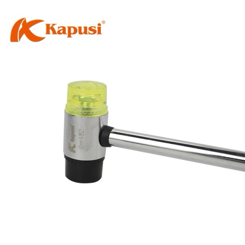 Búa 2 đầu cao su và nhựa K-9518, K-9519, K-9520, K-9521 KAPUSI, gồm nhiều cỡ 25mm- 30mm- 35mm- 40mm