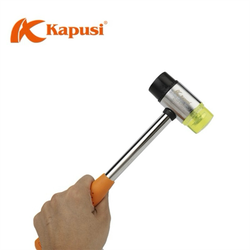 Búa 2 đầu cao su và nhựa K-9518, K-9519, K-9520, K-9521 KAPUSI, gồm nhiều cỡ 25mm- 30mm- 35mm- 40mm