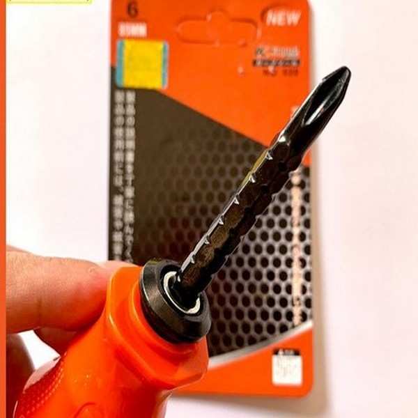 Tô Vít Lùn 2 Đầu Cán Nhựa 6*85mm, KAPUSI K9203