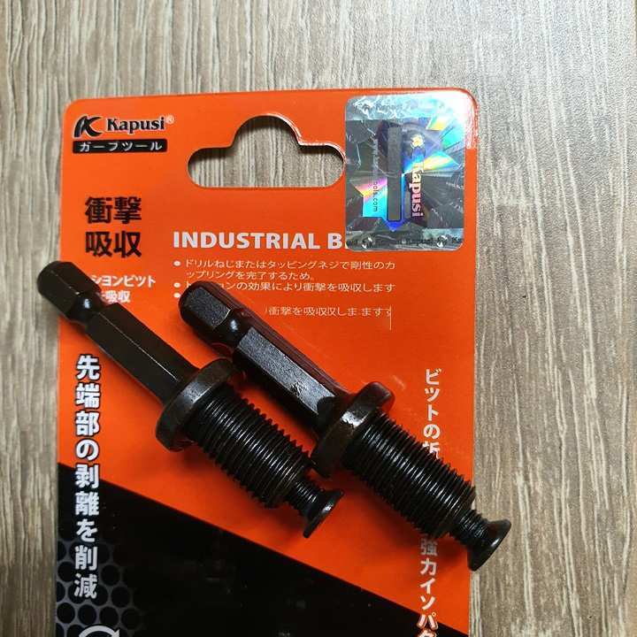 Chốt Chuyển Từ Máy Bắn Vít Sang Khoan đầu kẹp khoan măng ranh ren 10mm hãng Kapusi Japan