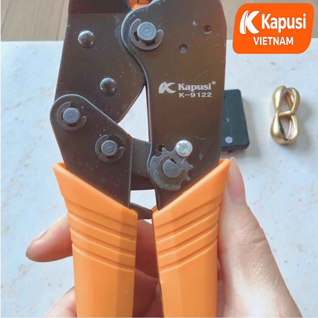 Kìm Bấm Cốt Kapusi Chính Hãng K-9121 – K-9126 | Thép Cr-V Cộng Lực | Bấm Cos Chuẩn Xác, Bền Bỉ, Bh 12 tháng