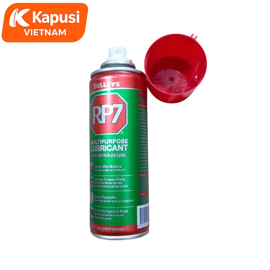 Chai Xịt Selleys Bôi Trơn Đa Năng Kapusi RP7 150g 211ml – Chống Kẹt, Đẩy Ẩm, Bảo Vệ Kim Loại Hiệu Quả
