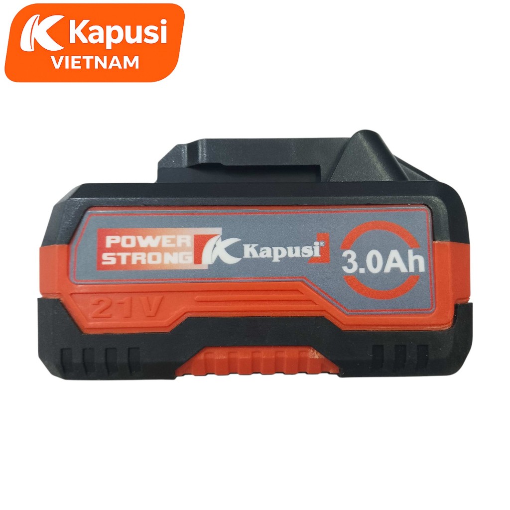 Pin Năng Lượng 21V Kapusi Chính Hãng 2.0Ah 3.0Ah 4.0Ah 6.0Ah - Mạch Bảo Vệ Tự Ngắt - Chân Phổ Thông M21