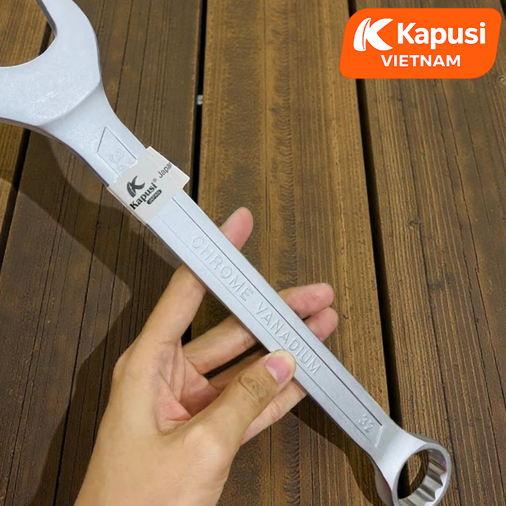 Cờ Lê Vòng Miệng Kapusi Cao Cấp – Thép CR-V Không Rỉ, Siêu Cứng, Siết Mạnh Không Biến Dạng – Size 6–26mm, Bh 12 tháng