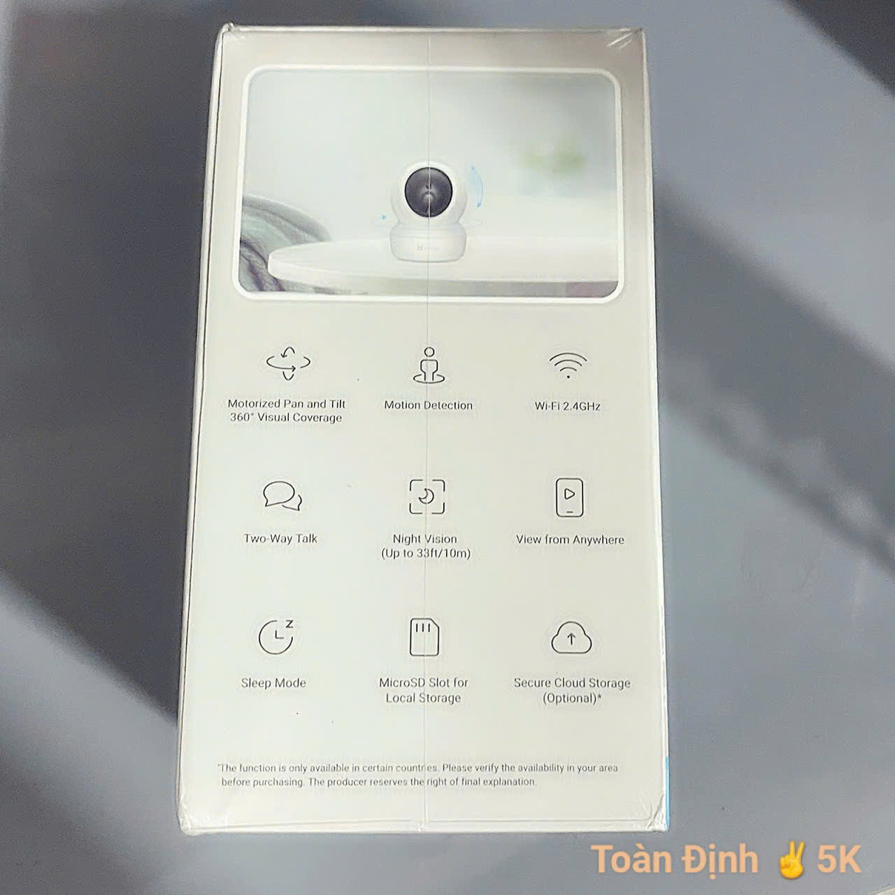 EZVIZ C6N 1080P (Xoay 360, Đàm thoại 2 chiều, Thùng 30c)