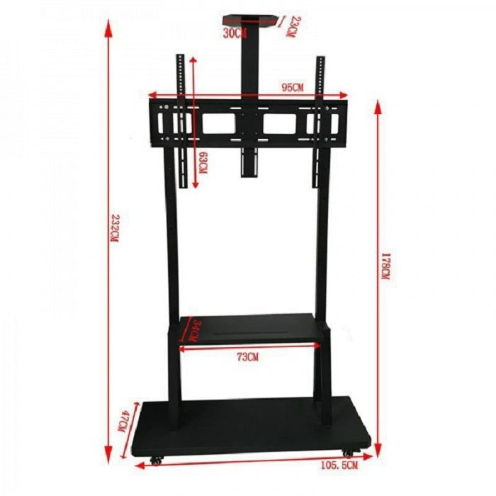 Khung treo tivi DI ĐỘNG ( có 4 bánh xe )