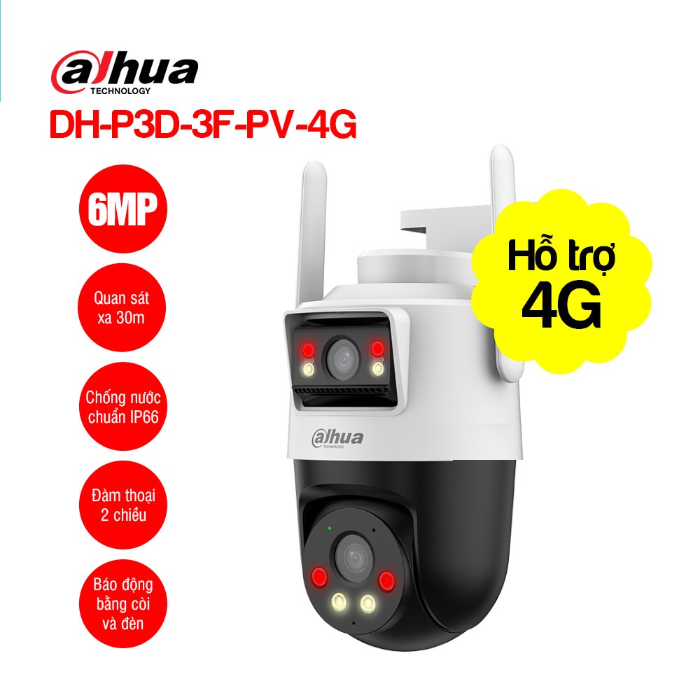 4G Camera KABE DH-P3D-3F-PV-4G