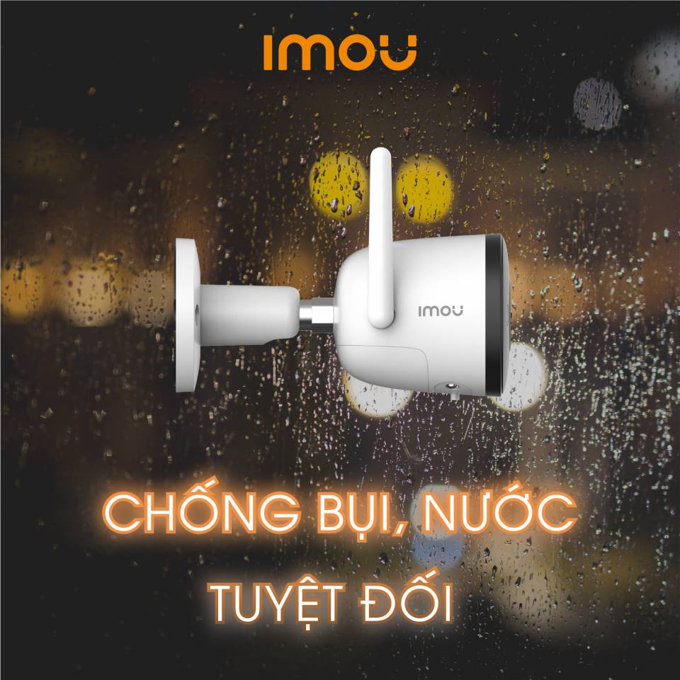 (2) IMOU F32FP 2K 3MP | F52FP 3K 5MP - Camera Wifi 3MP ngoài trời | Ban đêm có màu | Chống nước IP67