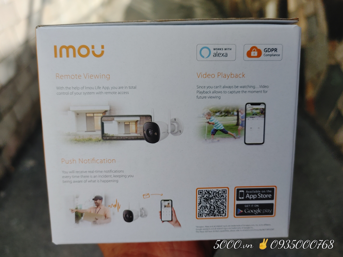 IMOU S3EP-3K - Camera Wifi 5MP Bullet 3 Super | Có màu ban đêm | Đàm thoại 2 chiều I Chống nước IP67 | Dòng thân xịn nhất của hãng