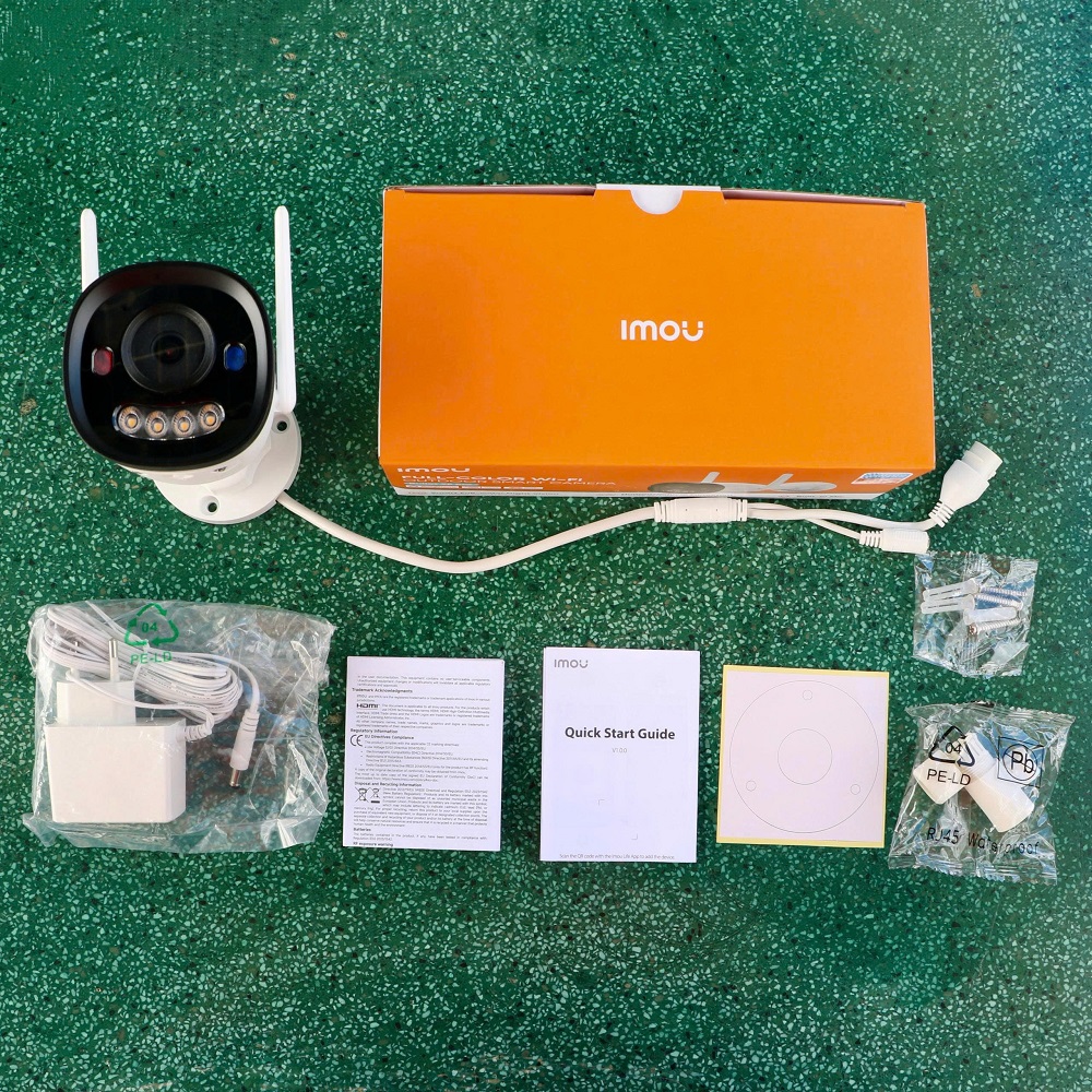 (2) IMOU F32FP PRO 2K | F52FP PRO 3K - Camera Wifi iMOU MỚI, với 4 LED trắng bên dưới, 2 LED xanh đỏ | 2.8MM | GIAO DIỆN hoàn toàn mới | Nổi bật với tính năng AI phân biệt người và xe hơi