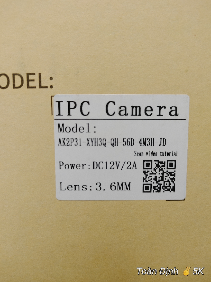 YOOSEE F56JD-20MPX Camera Wi-Fi 4 mắt 3 khung hình, có đèn báo động đỏ, chống trộm (Hộp màu | Bảo hành 12 tháng | Thùng 24c)