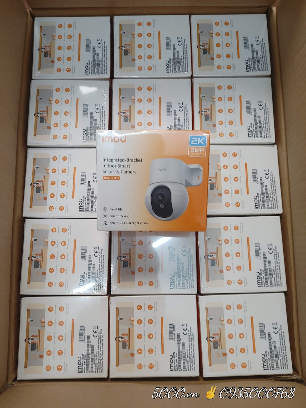 Camera Wi-Fi 3MP IMOU K2MP-2K Ranger Mini | Tích hợp chân đế I Tự Động Quay Quét | Phát Hiện Người | Màu về đêm