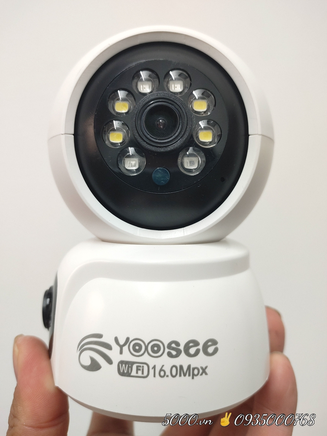YOOSEE SNIPER-16MP Camera Wi-Fi 2 mắt với chipset xịn hơn, và góc rộng hơn (Thùng 30 hộp | Bảo hành 12 tháng)