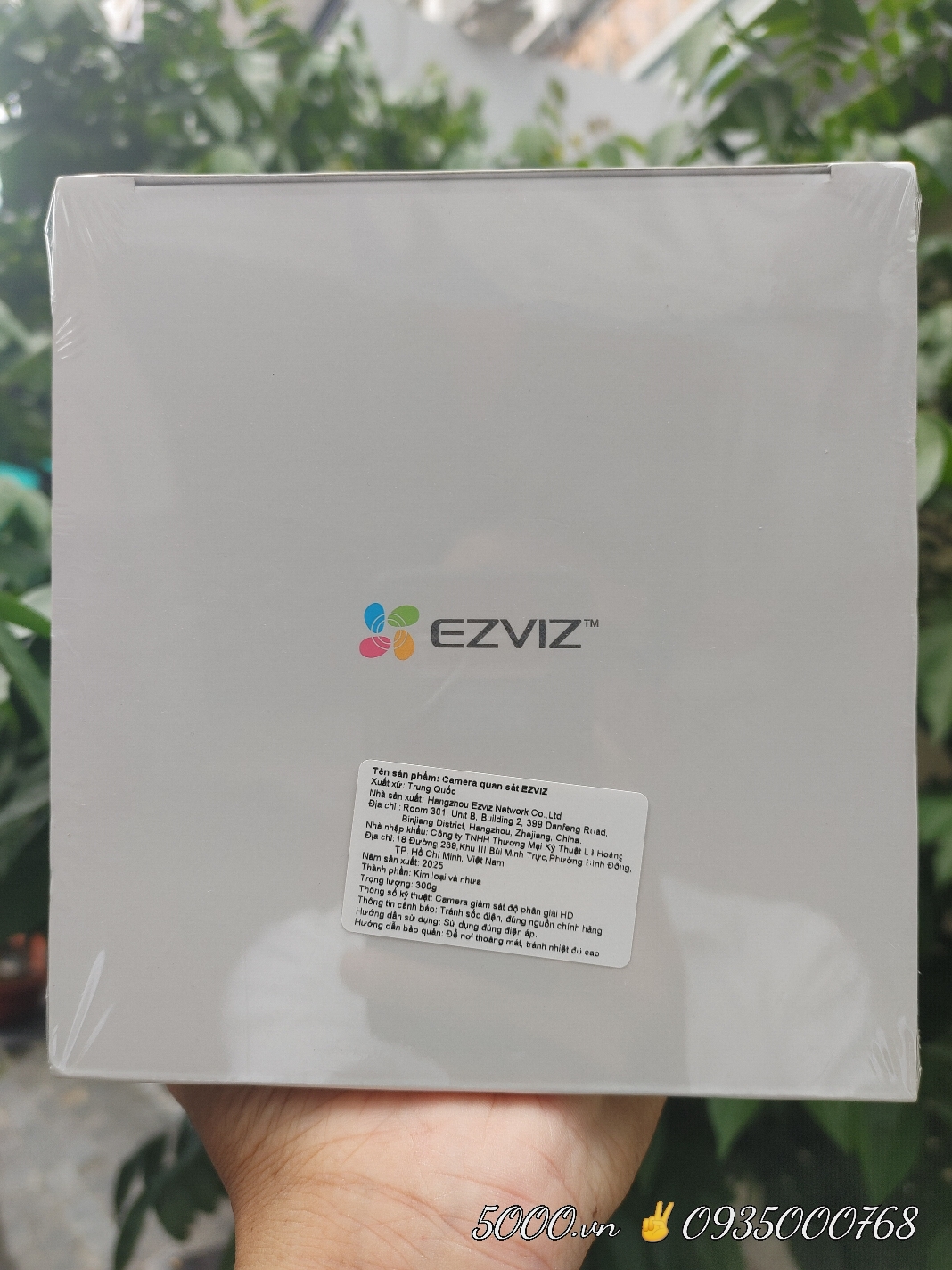 EZVIZ H8C Pro 4MP 2K+ Camera Wifi PTZ ngoài trời, xoay 360 độ, có màu ban đêm, Thùng 12C