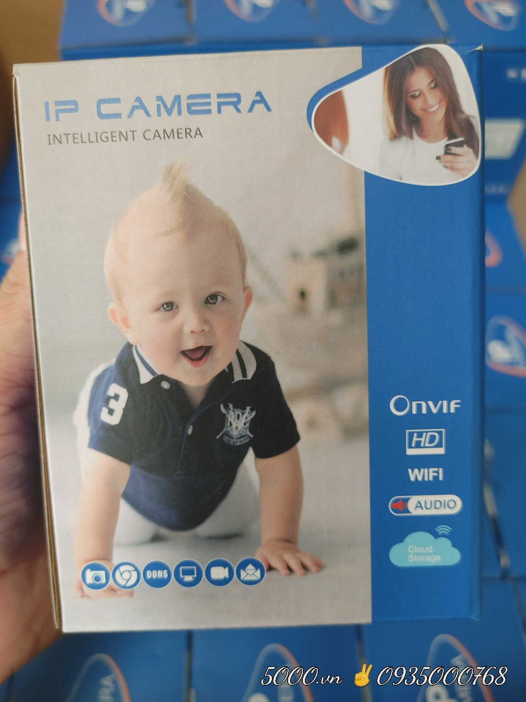 Camera Wi-Fi C6N Pro phiên bản YOOSEE (No LAN, sạc Micro USB, xoay 360 độ , gọi thoại 2 chiều, có màu ban đêm, thùng 50c)