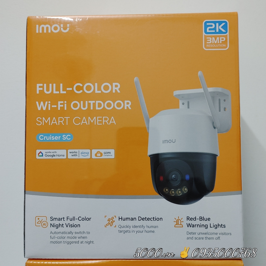 IMOU K7FP 3MP 2K Camera Wi-Fi Cruiser SC | Outdoor | FullColor)