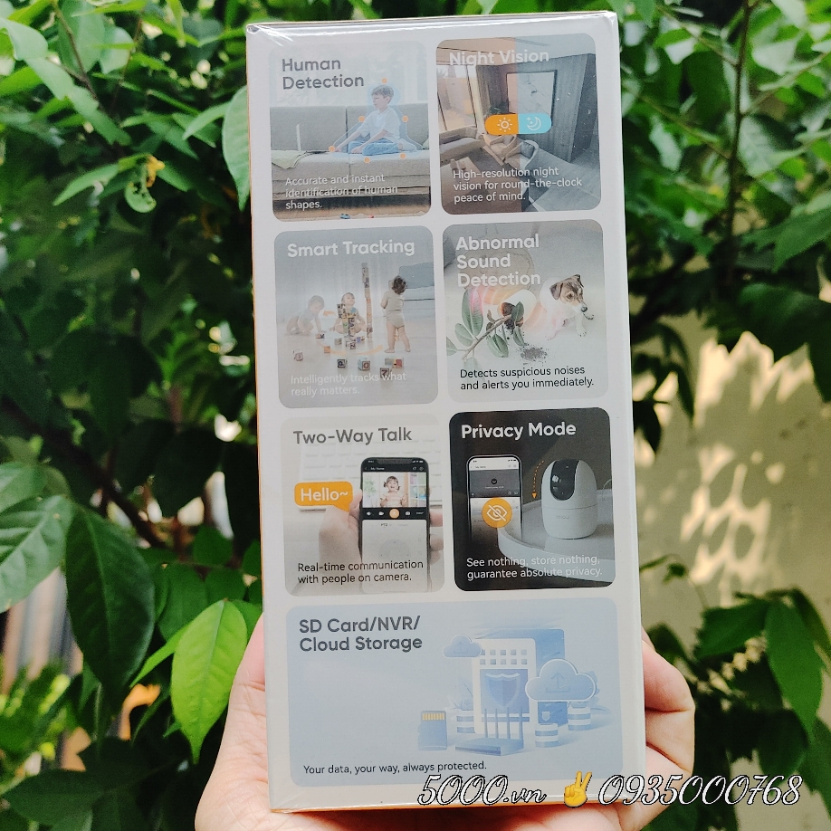 I.MOU A52 - Camera Wi-Fi 5MP 3K, thùng 30c