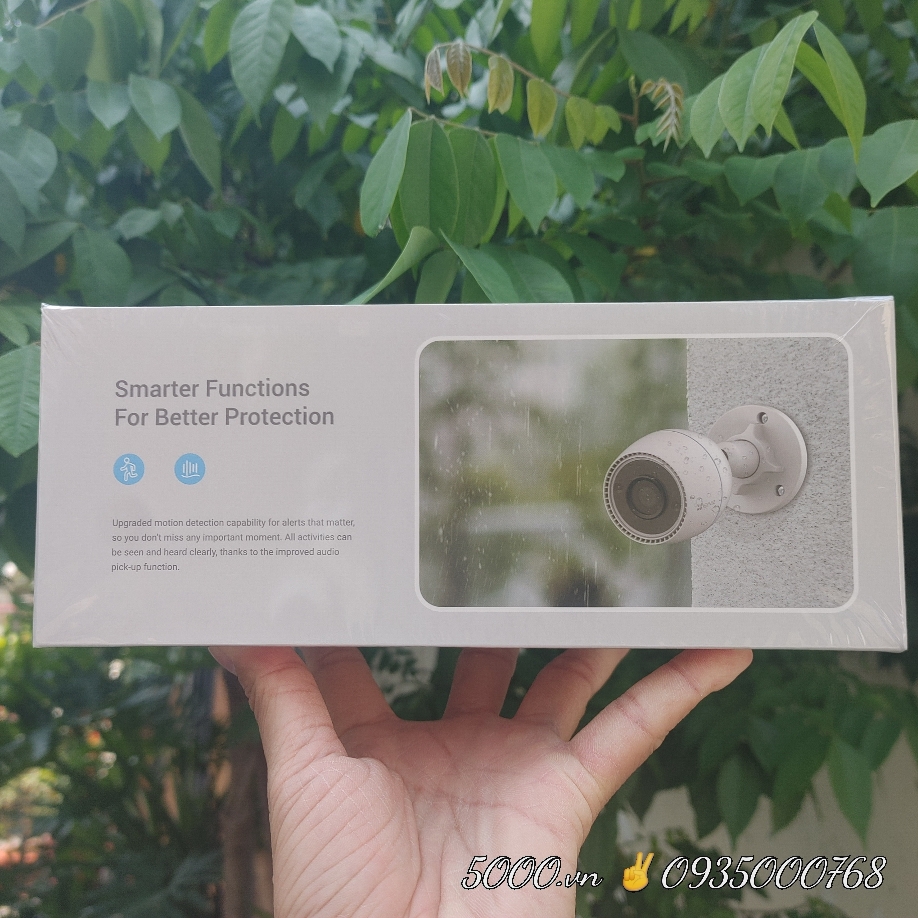Camera 2MP EZVIZ C3TN 1080 - Có Micro | Không Loa | 30fps | Góc Chéo 95° | IP67 | Vỏ nhựa | Thùng 30c (Tương tự F32P | H3C 1080)