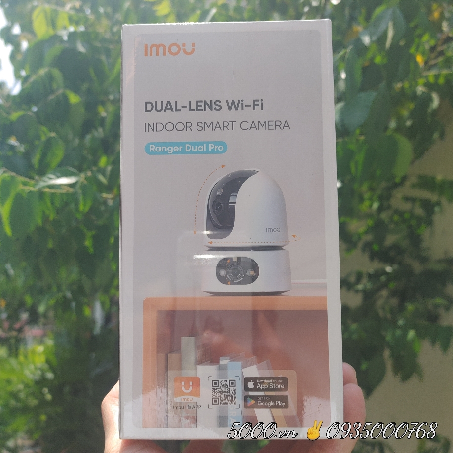 (5.0Ghz) IMOU S2XeP 6MP, tem 2026 (Camera Wi-Fi Ranger Dual Pro 3MP + 3MP | Có màu | Đàm Thoại | 2 mắt 2 khung , cả 2 đều có màu ban đêm)