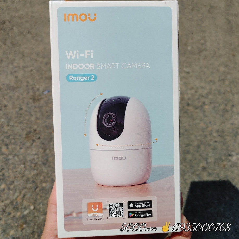 IMOU A32 2K 3MP - Tem 2026 | Ban đêm trắng đen | Wifi 2 tần số 2.4 | Có cổng LAN | Nén H.265 | Nhận thẻ 256GB
