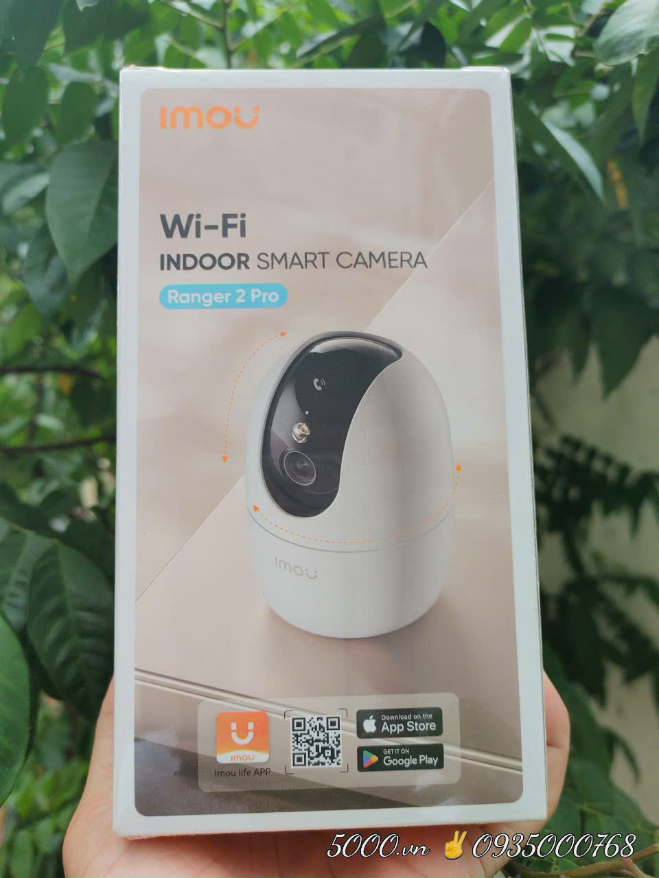 (5.0Ghz) IMOU A52 PRO 3K 5MP - Tem 2026 | Ban đêm có màu | Wifi 2 tần số 2.4 và 5.0Ghz | Có cổng LAN | Nén H.265 | Nhận thẻ 512GB