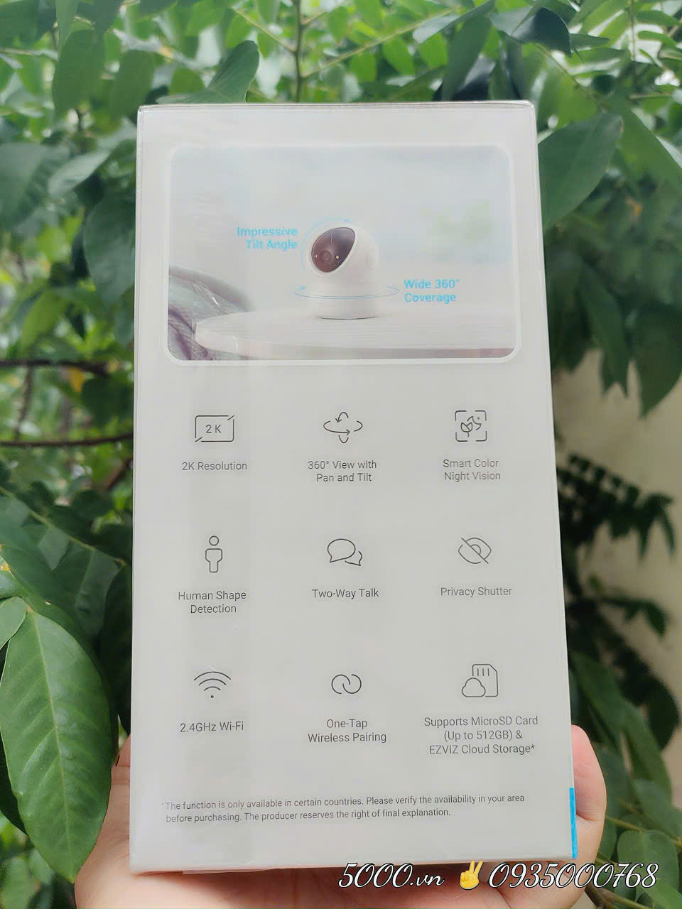(3) EZVIZ H6C G1 2K | 3K | 4K - Góc rộng 85 độ | Có Màu | Đàm thoại | Xoay 360 | Thùng 30c ✌ Riêng mã 8MP 4K có thêm tần số 5.0Ghz