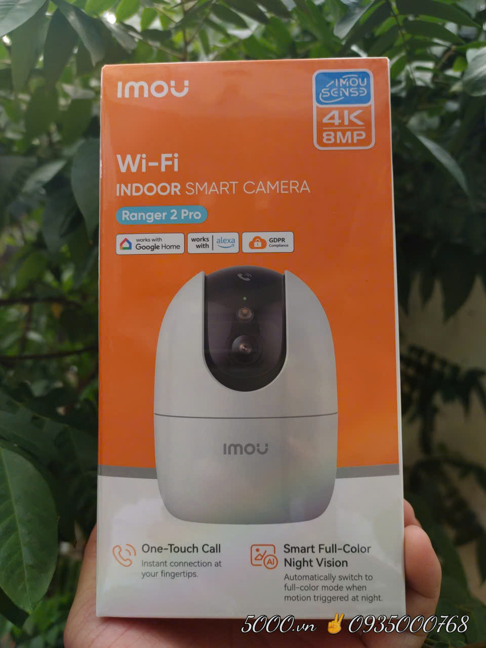 (5.0Ghz) IMOU A82 PRO 4K 8MP - Ban đêm có màu | Wifi 2 tần số | Có cổng LAN | Nén H.265 | Nhận thẻ 512GB