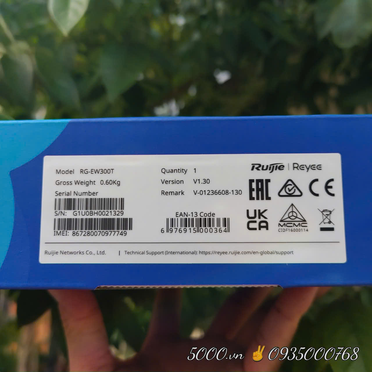 Bộ phát WiFi từ Sim 4G Ruijie Reeyee EW300T tốc độ bàn thờ | Bảo hành 3 năm | Free Cloud, cho phép cài đặt nhanh, giám sát, quản lý từ xa (Tương thích tốt với NVR Imou & Ezviz)