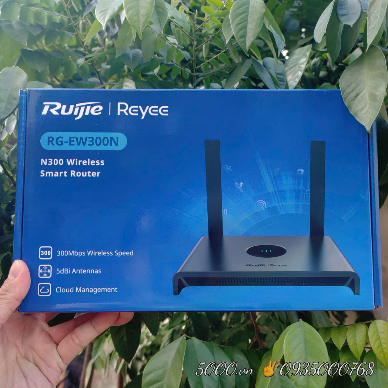 Wifi Router Ruijie Reeyee EW300N-Wifi tốc độ bàn thờ | Bảo hành 3 năm | Free Cloud, cho phép cài đặt nhanh, giám sát, quản lý từ xa (Tương thích tốt với NVR Imou & Ezviz)
