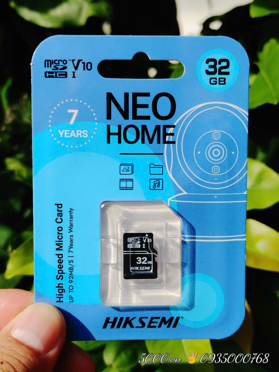 Thẻ nhớ HIKSEMI 32GB HOME D1 Xanh 92Mbps ✌ Bảo Hành 7 Năm ( Tại 5K đổi tức thì | Tại Hãng thì 7-15 ngày )