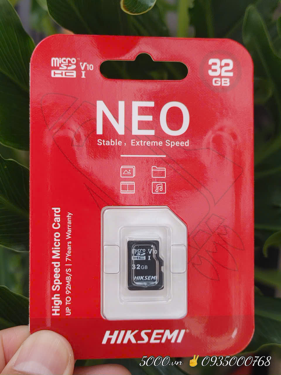 Thẻ nhớ HIK SEMI 32GB NEO C1 Đỏ 92Mbps ✌ Bảo Hành 7 Năm ( Tại 5K đổi tức thì | Tại Hãng thì 10-15 ngày )