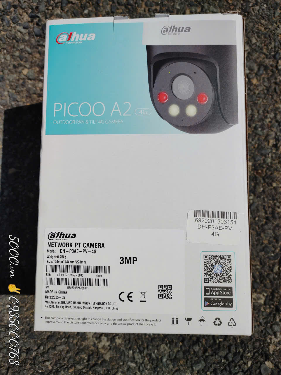 (2) 4G DAHUA DH-P3AE-PV-4G 3MP và DH-P5AE-PV-4G 5MP (Cần Update Firmware trước khi cài)